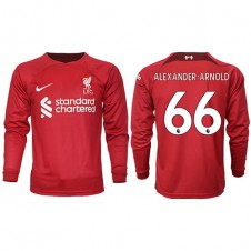 Liverpool Alexander-Arnold #66 Hemmatröja 2022-23 Långa ärmar